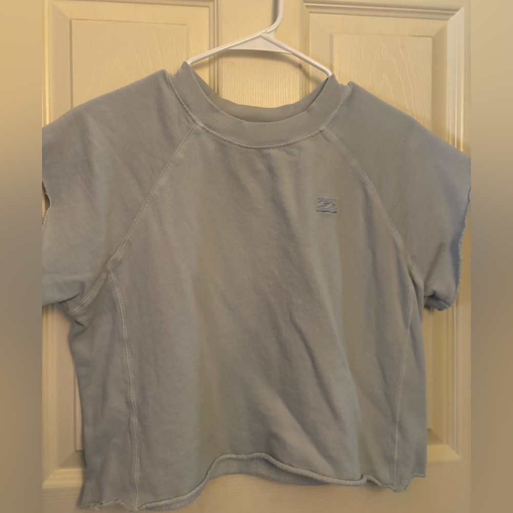 Light blue cut off tank top from billabong.